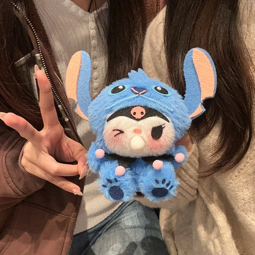 Cute bubble-playing doll recording devil little K handcraft DIY birthday small gift squeaking hanging figure