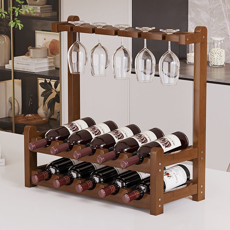 Wine Rack Storage Rack Floor-Standing Wine Cabinet Red Wine Rack Display Rack Household Wine Glass Rack Small Restaurant Table Wine Cabinet