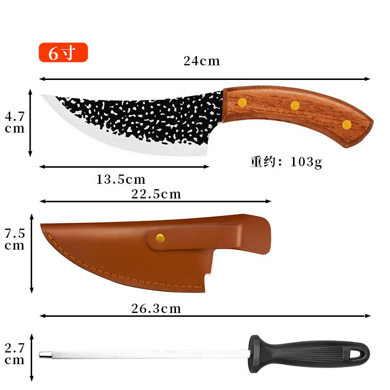Comercio exterior cuchillo de frutas cuchillo de cocina cuchillo afilado cuchillo de corte de hueso cortar cerdo, ganado y oveja regalos