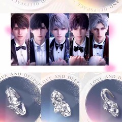《恋与深空》挚爱礼程婚卡夏以昼秦彻黎深沈星回祁煜婚戒戒指礼物