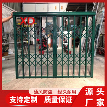 厂家直供不锈钢烤漆绿色红色拉闸门港式茶餐厅装饰用推拉门折叠门