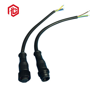 Factory direct M12 Metal Head 4 core agricultural machinery equipment IP68 power waterproof connector lighting plug