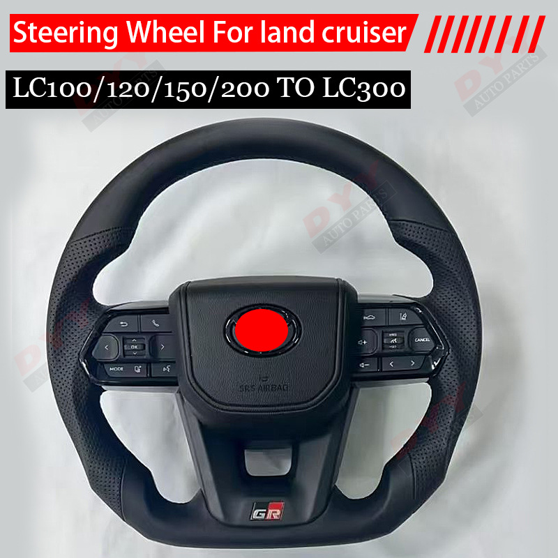 Carbon Fiber/Wood Steering Wheel for LC200/150/120/100/Fortuner/Hilux/Revo