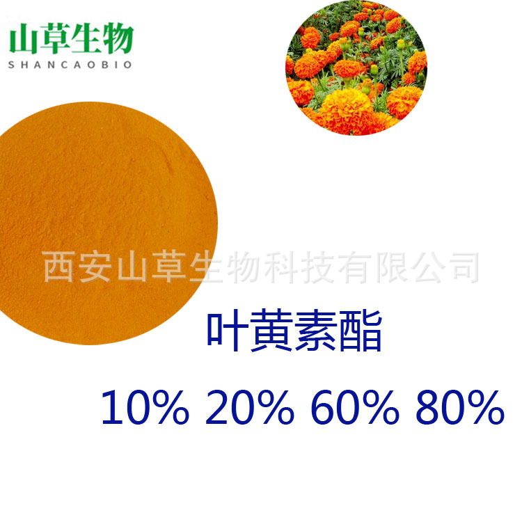 叶黄素酯 10% 20% 60% 80% 万寿菊提取物 叶黄素二棕榈酸酯