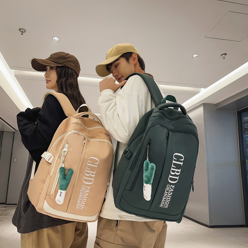Mochila estilo coreano estudiante de secundaria 2023 nuevos hombres y mujeres mochila de gran capacidad mochila ligera de moda