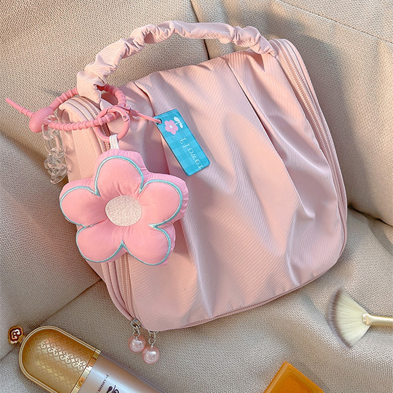 Yunduo Cosmetic Bag Portable Travel Toiletry Bag Large Capacity Hanging Style Light Luxury Skincare Storage Bag Direct Sale from Manufacturer
