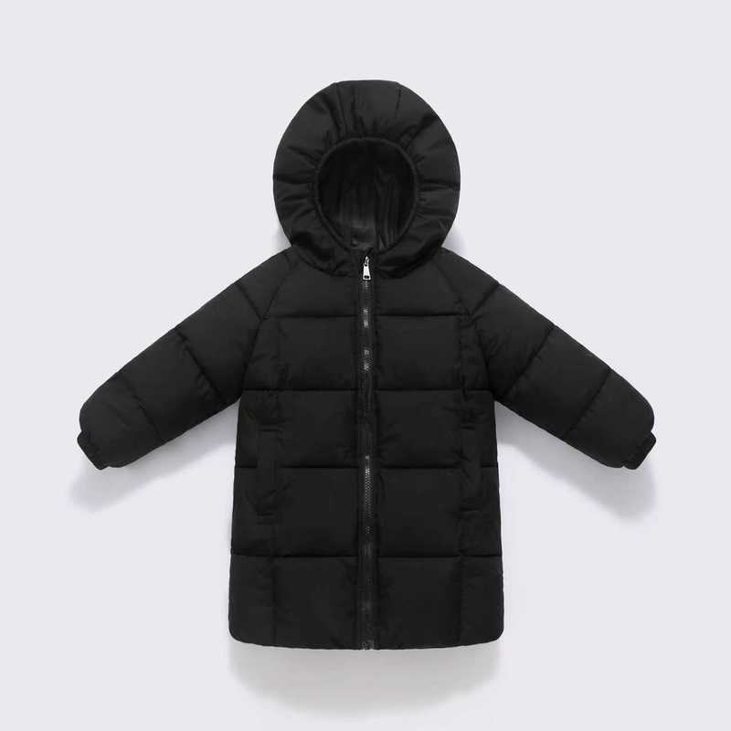 儿童棉中长款冬季童装羽绒棉服男女童中大童加厚棉外套花色系防寒|undefined