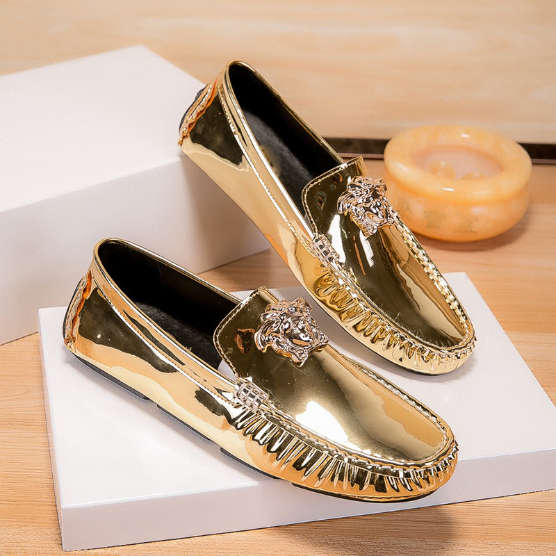 Nuevos zapatos de hombre de primavera y otoño, zapatos de cuero casuales europeos, zapatos de cuero para hombres, zapatos de cuero para hombres, zapatos de hombre transpirables.