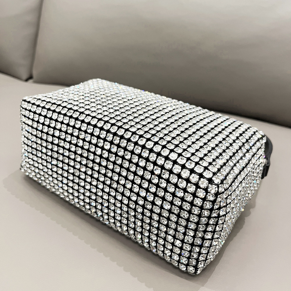 Borsa da donna transfrontaliera piena di diamanti borsa a tracolla borsa a tracolla con strass lucidi borsa da donna fatta a mano borsa da donna con diamanti_voghion.com
