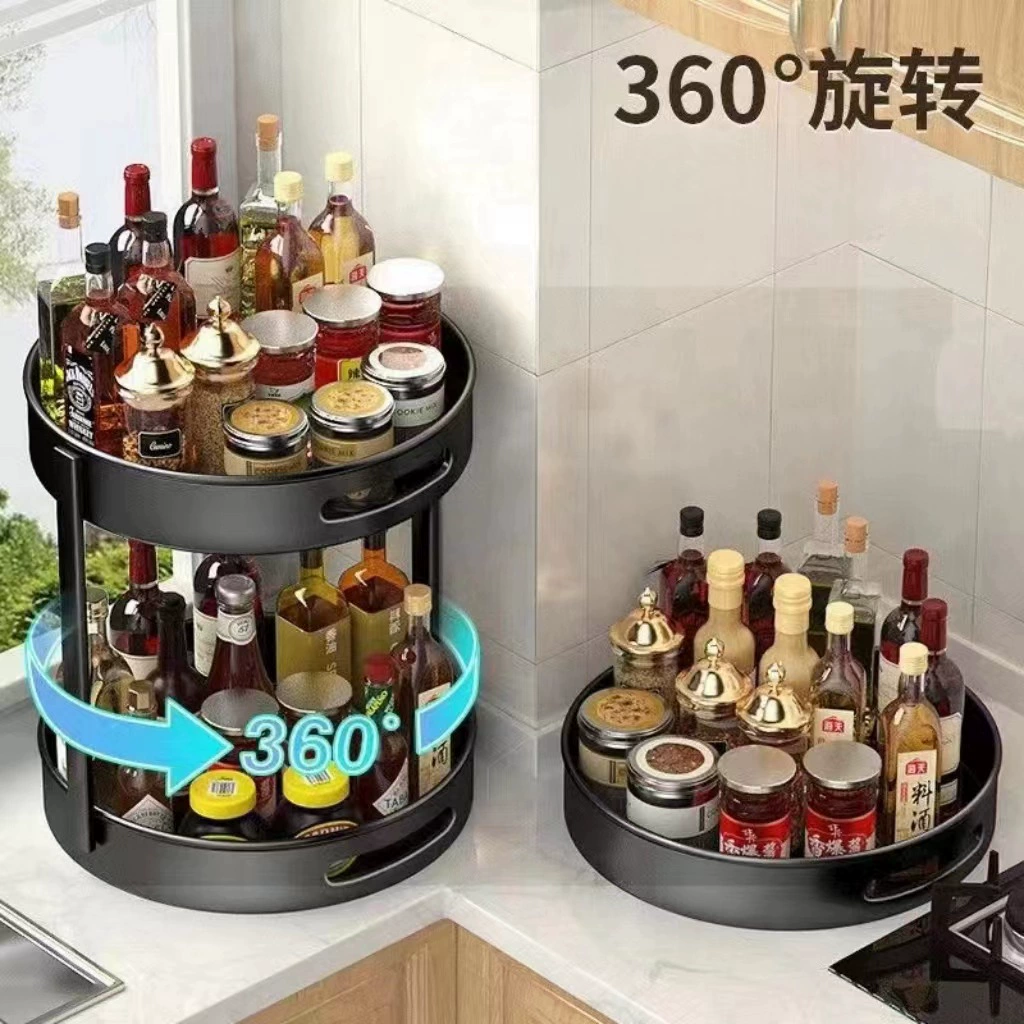 Storage Rack Storage Box Rotating Kitchen from Yomiego