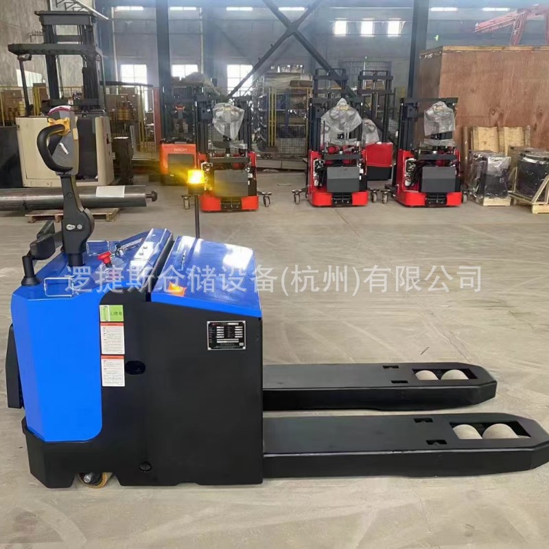 托盘搬运车锂电8吨站驾式托盘铲车装卸车地牛液压搬运叉车