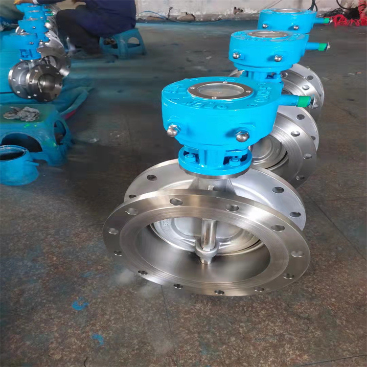 D343W-10P DN200 硬密封涡轮式蝶阀 法兰式蝶阀