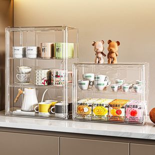 Dust-Proof Cup Storage Rack Cup Holder Water Cup Storage Rack Tea Set Tea Cup Holder Coffee Cup Mug Wall Hanging Collection