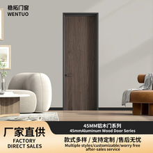 极窄卫生间厕所门长虹玻璃门铝合金洗手间平开门浴室门可包安装