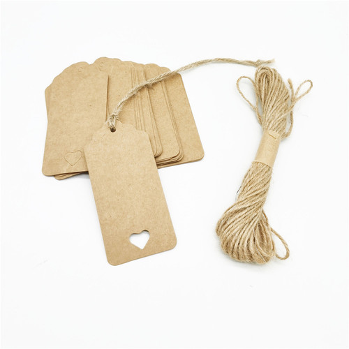 4.5x9.5 square paper tag for leather goods, blank baking tag, product card 