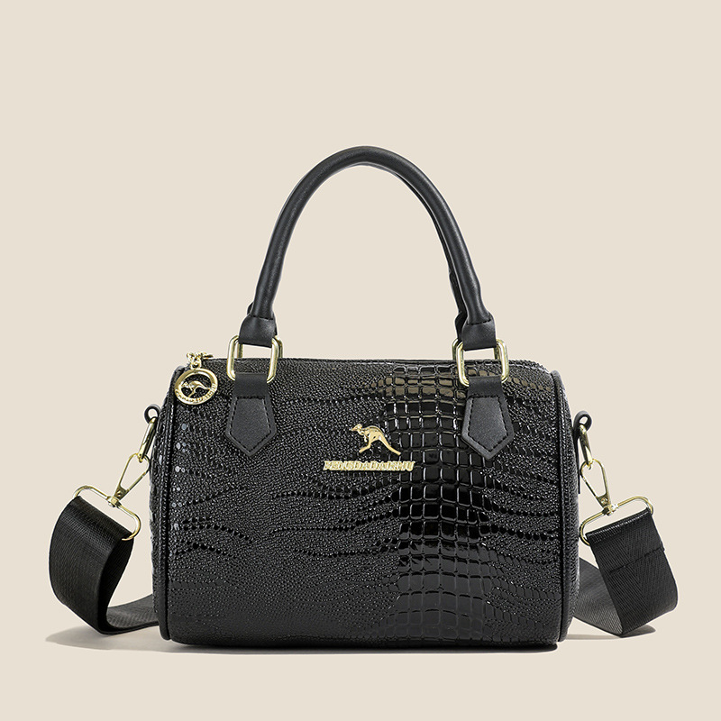 新款时尚轻奢枕头包单肩包休闲斜挎包鳄鱼纹百搭简约大容量手提包