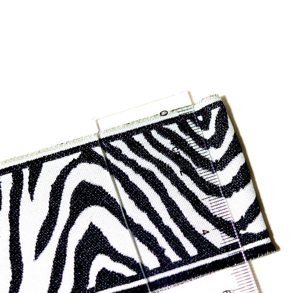 5cm de ancho de alta precisión patrón Tigre cinta ropa sofá almohada textil hogar Decoración de tela con cinta de tela