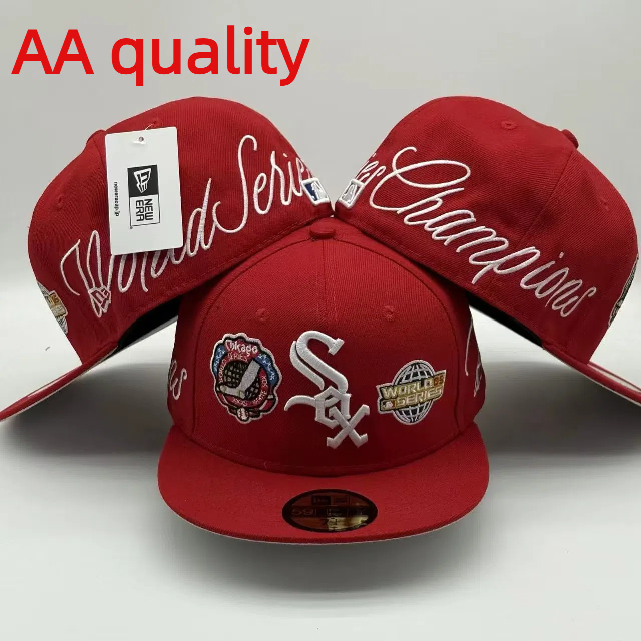 Gorra de béisbol de la liga de equipos de comercio exterior transfronterizo, novedad 2026, superventas, con patrón AA, de ala plana, a la moda y de talla estándar.