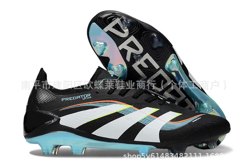 莆田厂家跨境外贸猎鹰25足球鞋FG钉针织有鞋带Predator  Elite|undefined