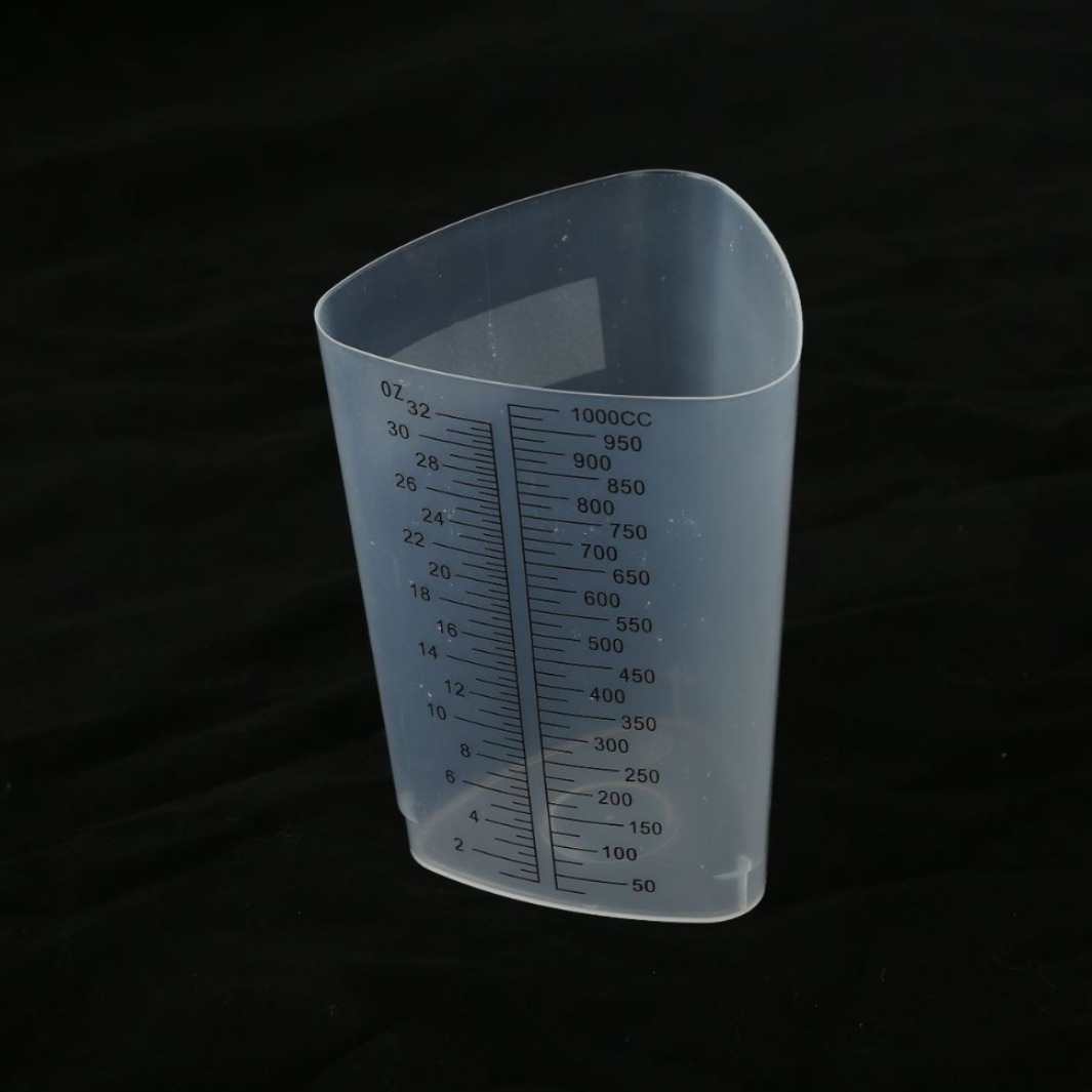 Plastic Graduated Triangular Intak Container Translucent Laboratory…