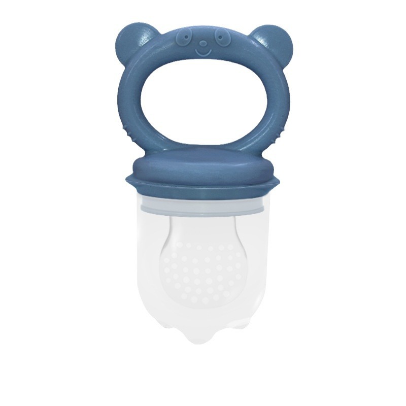 Bite le frutas y verduras le bebés y bebés bolsas de malla de silicona alimentador de bebés chupeta súper suave goma de dientes suplementos de frutas