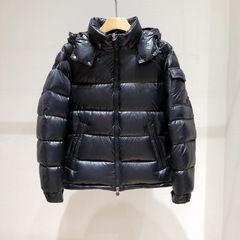 冬季经典玛雅风男女短款连帽羽绒服NFC芯片加厚保暖羽绒鸭绒外套