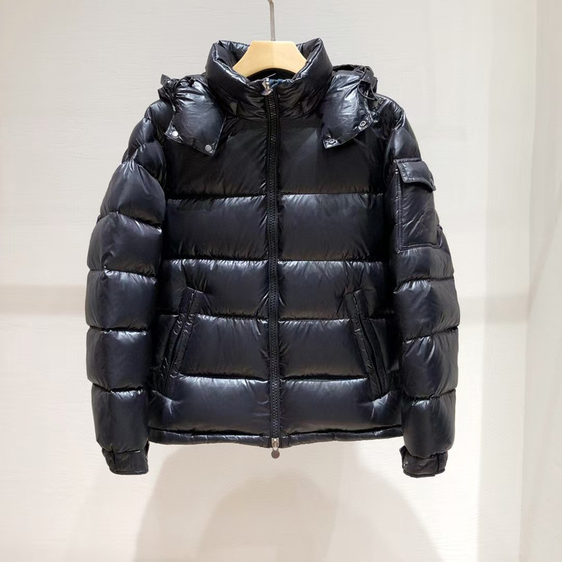 冬季经典玛雅风男女短款连帽羽绒服NFC芯片加厚保暖羽绒鸭绒外套|undefined
