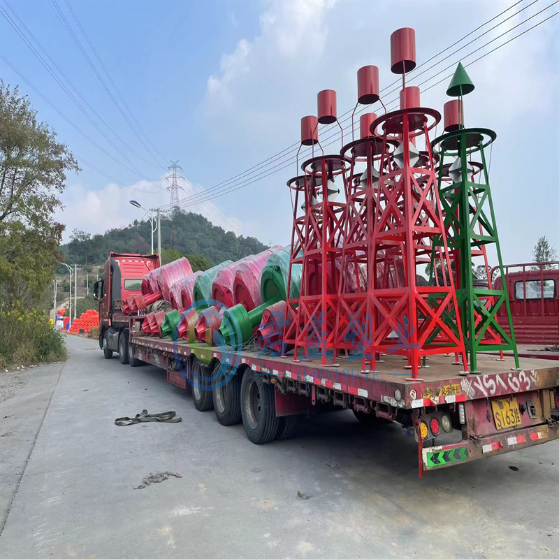 海上船只通航航道航标 海岸线划分航标直径1.2米高1.8米