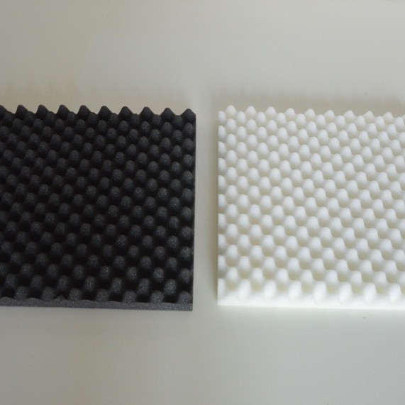 专业发泡技术专业生产海绵供应黑，白，灰防火波浪海绵