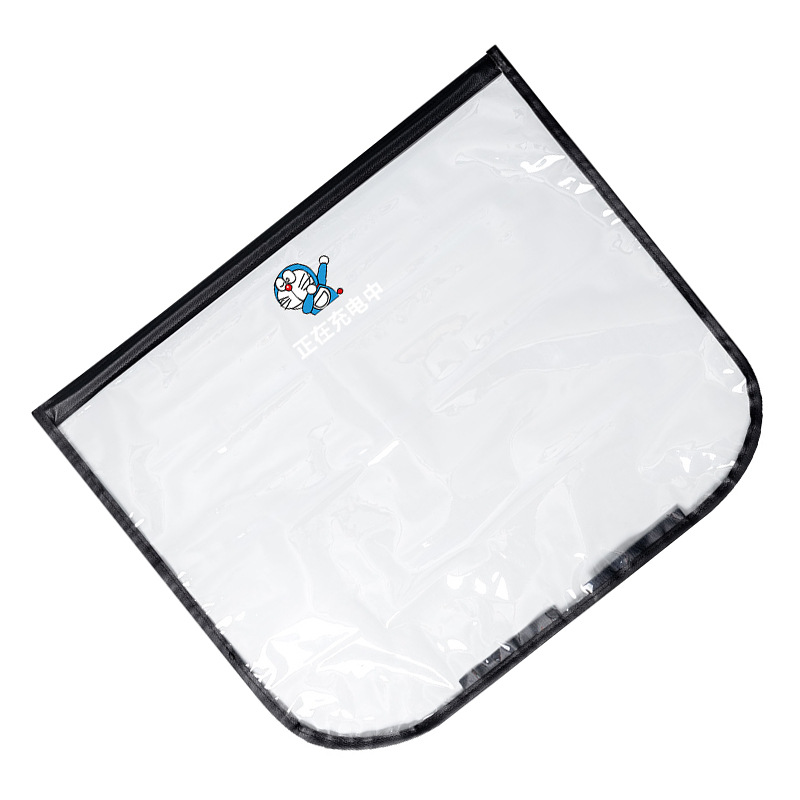 Nuevo Vehículo de energía cubierta de la lluvia de carga pistola tranvía succión magnética a prueba de lluvia cubierta impermeable de PVC transparente paño impermeable al por mayor