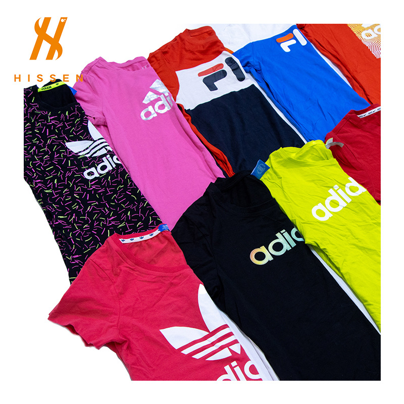 二手品牌短袖used branded T-shirt混合按斤批发出口罗马尼亚