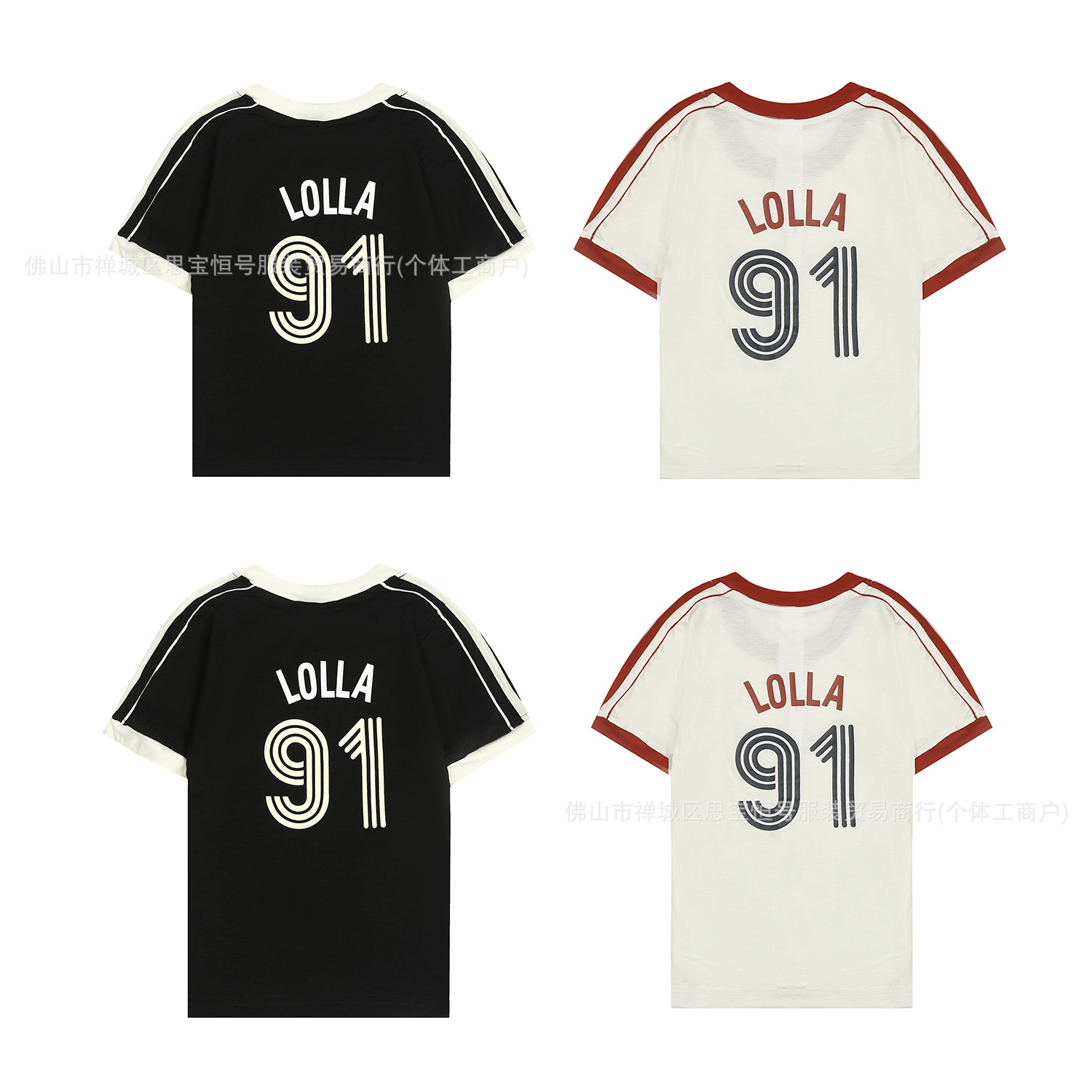 Badblood ルーズ Tシャツ レディース 夏新作 V ネック半袖ジャージ カレッジスタイル アメリカンレター刺繍トップ トレンド