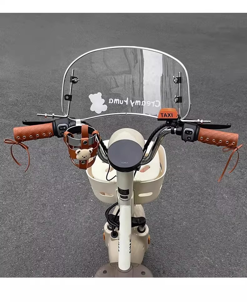 Outdoor Electric Rider Handlebar Cover, Universal for All Seasons, Sweat-Absorbent, Non-Slip, Battery Car Grip Cover, Sun Protection, Breathable Handlebar Cover