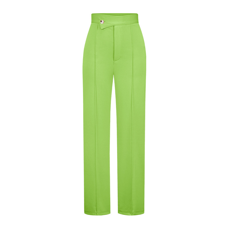 Women's Daily Street Casual Solid Color Full Length Straight Pants display picture 9