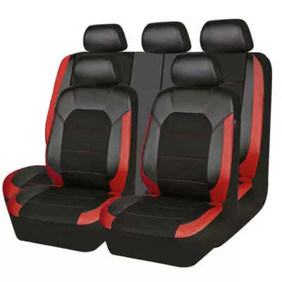 Universal seat cover – Temu - red-2-piece-set-single-seat-in-front-row