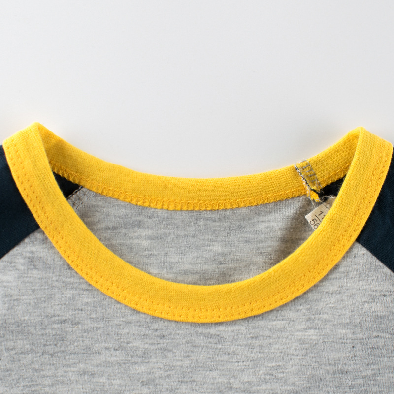 27 niños ropa para niños novedad de verano 2025 k-estilo niños Camiseta de manga corta ropa de bebé camisa de fondo dropshipping