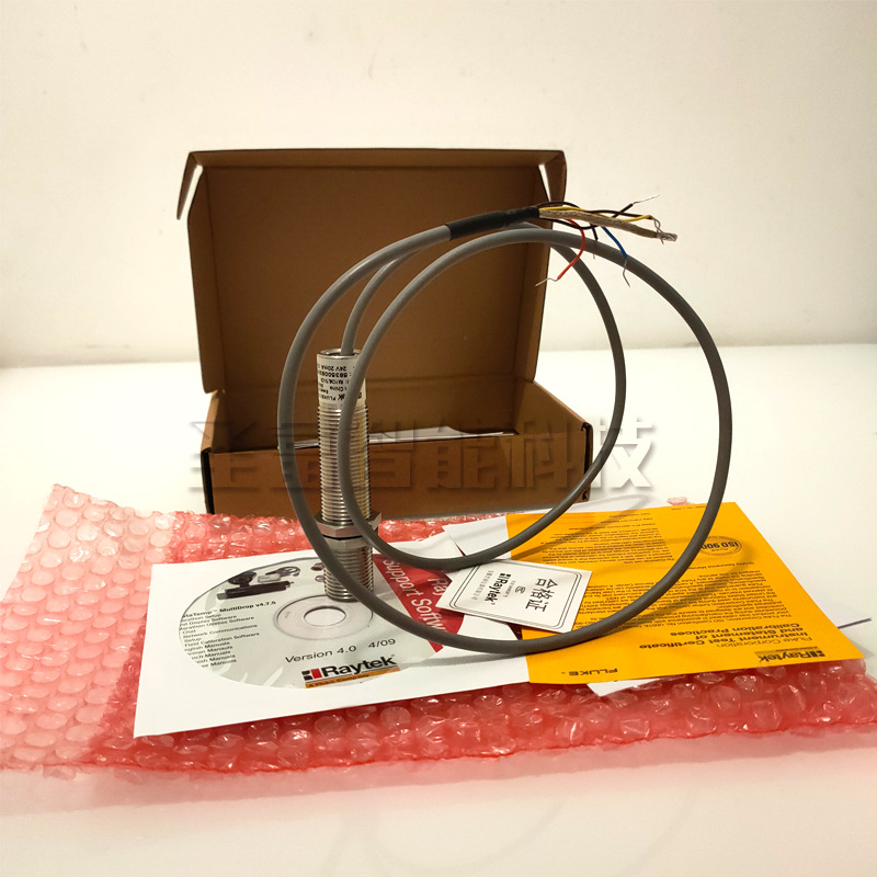 雷泰RAYCMLTV红外测温仪迷你型在线式传感器测温探头1米线