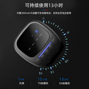 Car Bluetooth Portable Mini Compact Easy to Carry Working Time Charging Fast Wireless Receiver Car