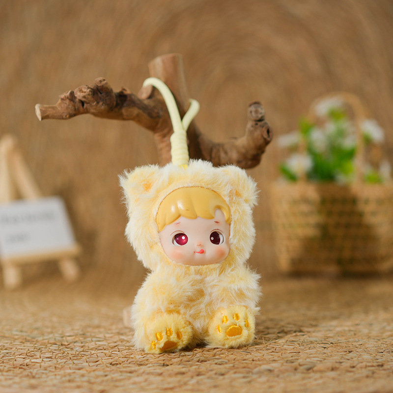 Pendentif mignon, porte-clés sac à dos créatif, peluche en vinyle, ornement_voghion.com