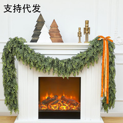 HUANGTAO 跨境批发圣诞诺福克松藤条  PE材质手感料松柏叶松针