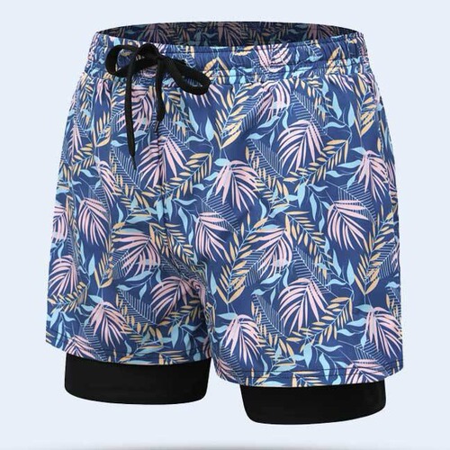 Men's Hot Spring Swim Trunks Anti-Elegant Loose Swim Suit 2024 New Swimwear Set Beach Shorts Swim Gear