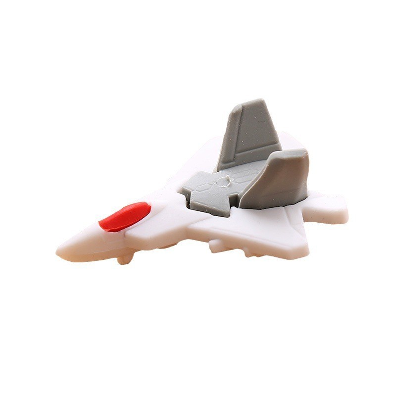 Inicio de la escuela de jardín de infantes, papelería de aprendizaje, borrador de modelado de aviones, útiles escolares para estudiantes de primaria, pequeños regalos, toallitas de lápiz