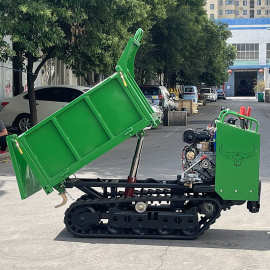 1吨爬山虎图片 农用小型履带运输车价格 农用爬山虎履带运输车