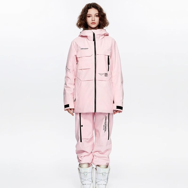 Zhigao nuevo conjunto de ropa de esquí impermeable a prueba de viento para mujeres ropa de esquí de monopatía cálida para hombres ropa de esquí de doble tablero para mujeres comercio exterior
