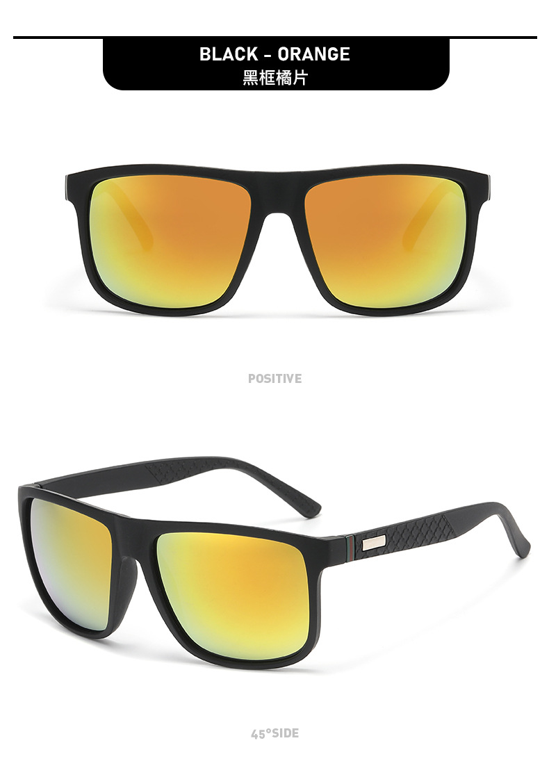 Premium Sonnenbrillen Polarisiert Fashion Herren Sonnenbrille UV-Schutz Verspiegelt Farbeffekt Autofahrt Sonnenbrille