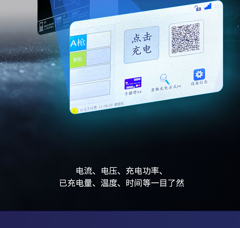 Customized New Energy Electric Vehicle Charging Pile Double Gun Ac 14Kw Vertical Home/Commercial 32A Scan Code Swipe Card