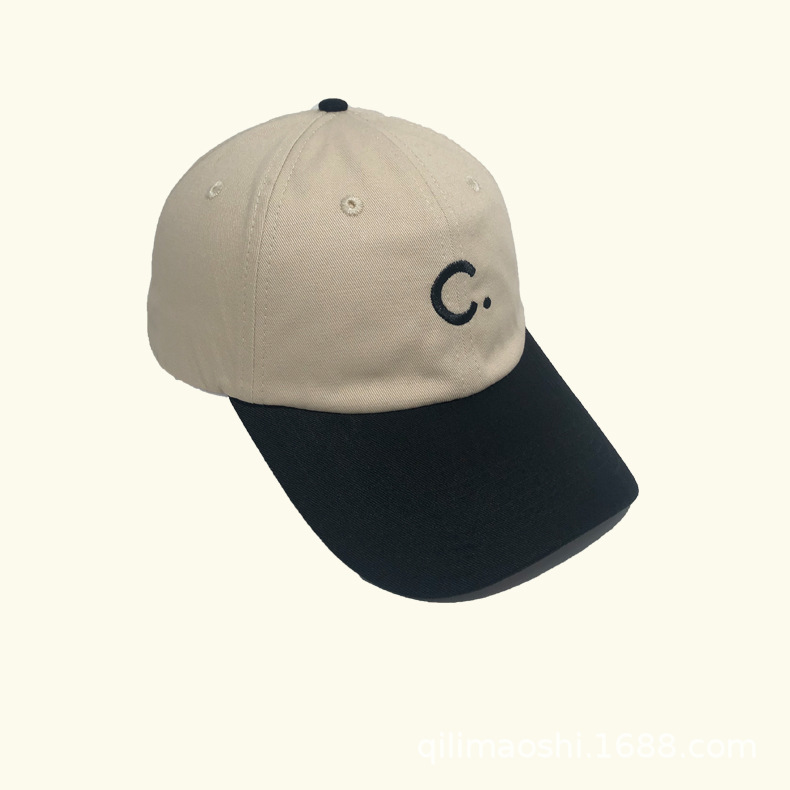 A new Korean InS-style summer baseball cap for both men and women, featuring a C letter headband for sun protection and shade pic 4
