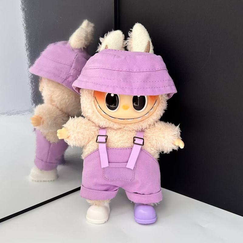 一二三代拉布布服装衣服套装搪胶玩偶labubu潮流娃衣装饰配件大牌|undefined