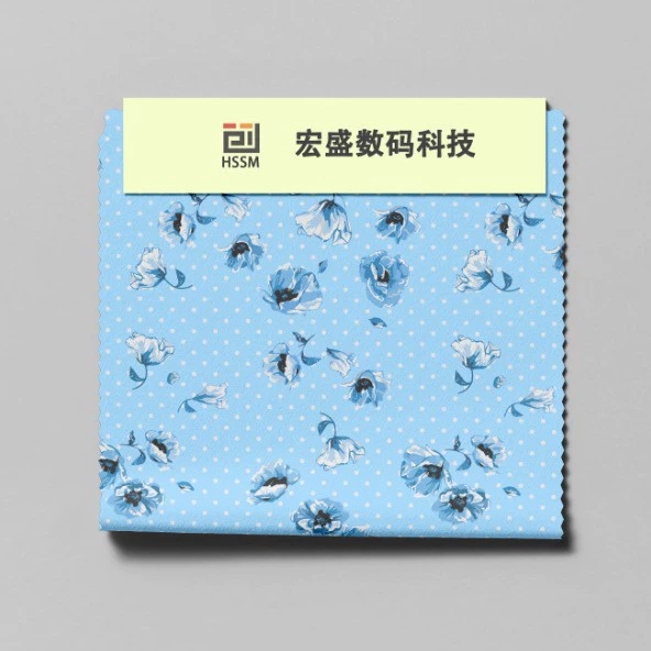 Производитель хлопчатобумажной ткани для сумок, прямая поставка, цифровая печать, обработанный цветочный весенний рисунок 40*40/133*72, фабрика