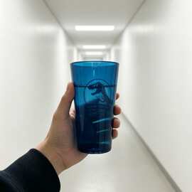 透明单层塑料车用水杯便携提绳设计直饮口不洒漏杯